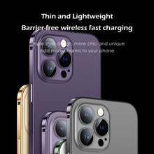 Load image into Gallery viewer, Ultra thin titanium alloy frame frosted case for iPhone
