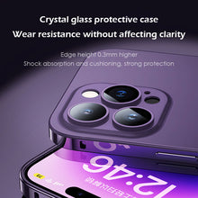 Load image into Gallery viewer, Ultra thin titanium alloy frame frosted case for iPhone
