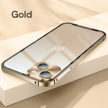 Load image into Gallery viewer, Frosted back titanium alloy frame case for iPhone
