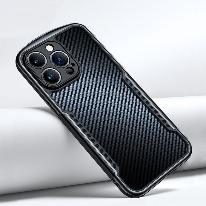 MagSafe air cushion carbon fiber case for iPhone