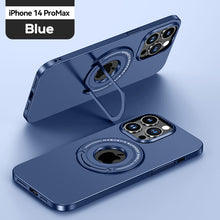 Load image into Gallery viewer, MagSafe Frosted Backboard Concealed Stand Case for iPhone Series
