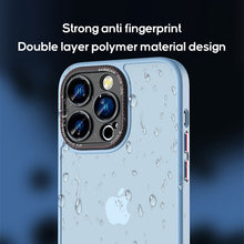 Load image into Gallery viewer, Alloy camera frame frosted skin friendly case for iPhone
