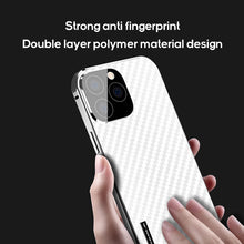 Load image into Gallery viewer, Aviation metal frame carbon fiber texture case for iPhone
