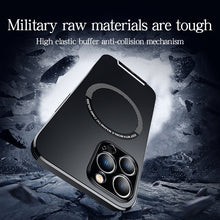 Load image into Gallery viewer, MagSafe concealed stand frosting case for iPhone
