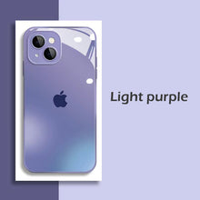 Load image into Gallery viewer, Light gradually toughened glass case for iPhone
