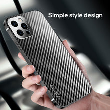 Load image into Gallery viewer, MagSafe carbon fiber frosted case for iPhone
