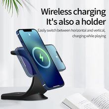 Load image into Gallery viewer, 3-in-1 wireless charger Magnetic mobile phone/headphone/watch
