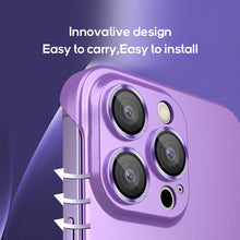 Load image into Gallery viewer, Metal camera frameless frosting case for iPhone
