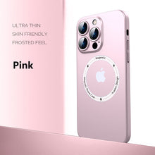 Load image into Gallery viewer, MagSafe ultra thin skin friendly scrub feel case for iPhone
