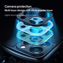 Load image into Gallery viewer, Air cushion carbon fiber textured case for iPhone
