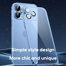 Load image into Gallery viewer, Ultra-thin frosted transparent back panel case for iPhone series
