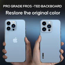 Load image into Gallery viewer, Stainless steel frame frosted case for iPhone
