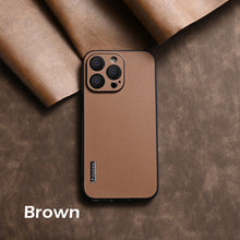Load image into Gallery viewer, Light luxury leather case for iPhone

