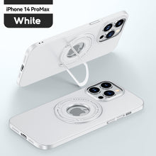 Load image into Gallery viewer, MagSafe Frosted Backboard Concealed Stand Case for iPhone Series
