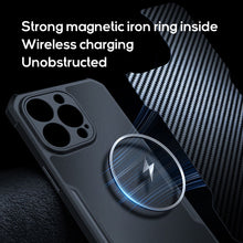Load image into Gallery viewer, MagSafe four air cushion carbon fiber case for iPhone
