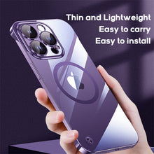 Load image into Gallery viewer, MagSafe rimless crystal high transparency case for iPhone
