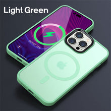 Load image into Gallery viewer, MagSafe Frosted skin friendly anti drop case for iPhone
